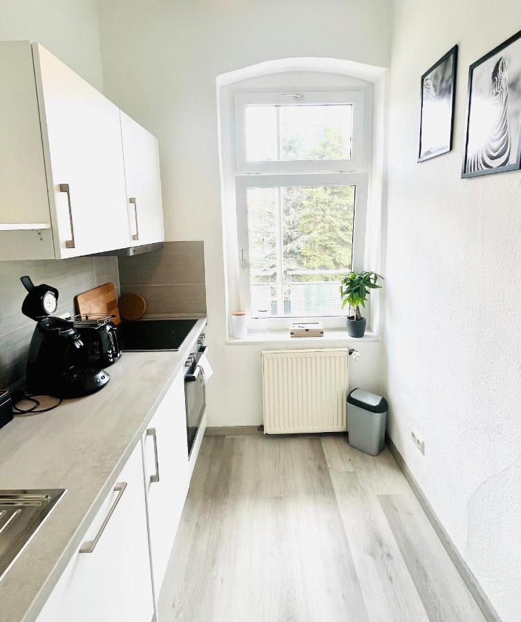Renoviertes Apartment In Zentraler Lage - Wlan, Smart-Tv, Kueche, Balkon Und Queensize-Bett Fuer 4 Gaeste Erfurt Exterior foto